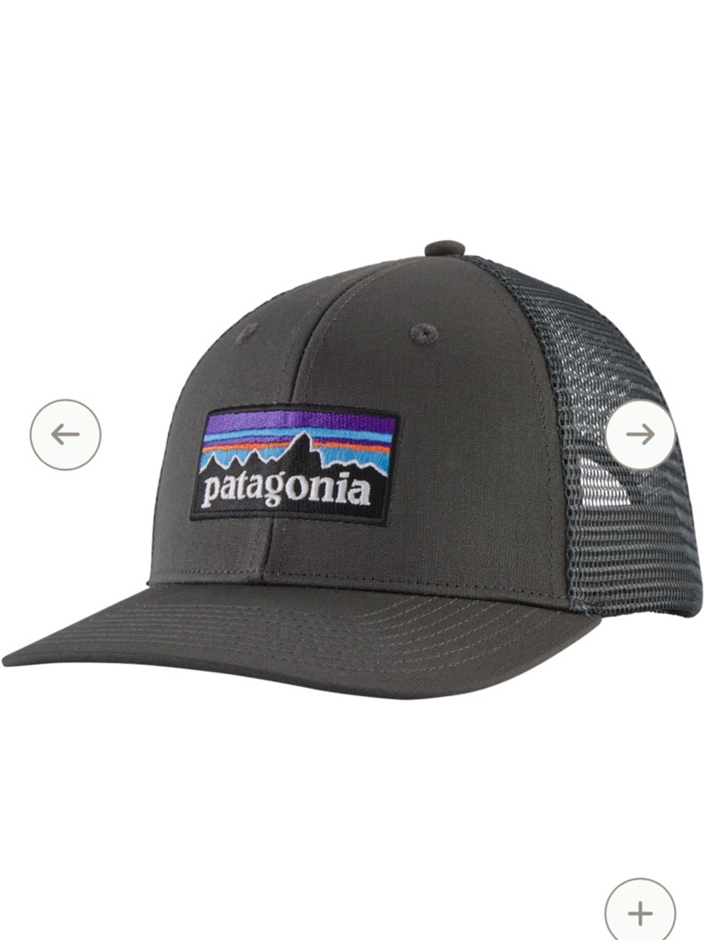 Patagonia P-6 Logo Classic Gray Trucker Hat